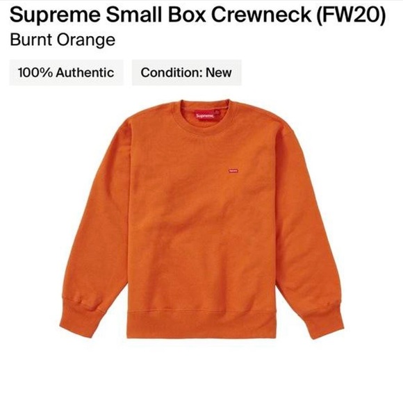 Fw20 Supreme Box Logo Tee Orange Supreme Tee Supreme Orange Box
